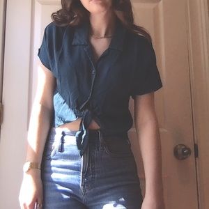 Wilfred Free real tie front button up